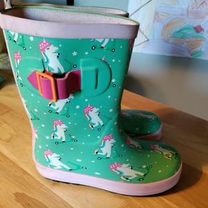 Girls Rain Boots Unicorn 🦄 Toddler 9/10
